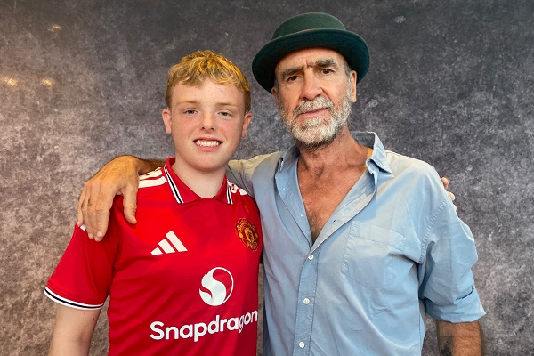 Meeting the great Eric Cantona